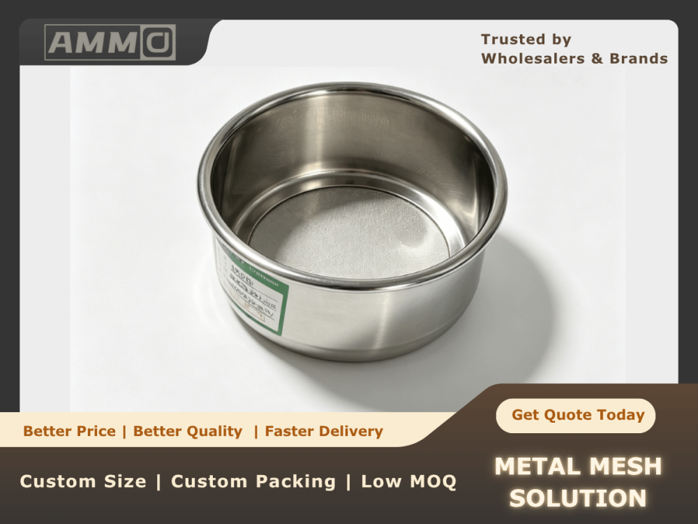 Premium Stainless Steel Test Sieve Supplier | Laboratory Standard Mesh Sieve Manufacturer