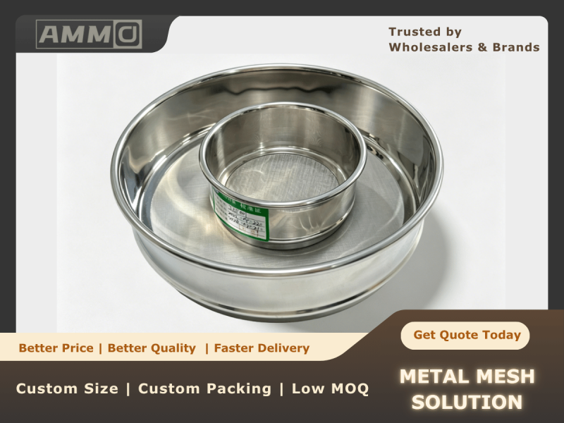 Stainless Steel Laboratory Test Sieve | Precision Wire Mesh Analysis Sieve Manufacturer